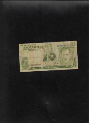 Tanzania 10 shilingi 1978 seria862975 foto