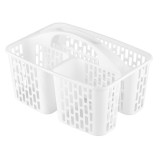 Cos organizare si depozitare cu maner 30,5x22x13 cm, alb