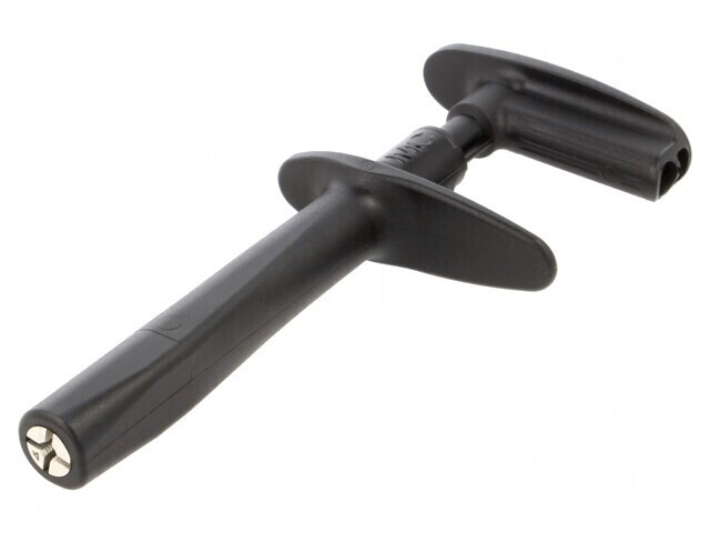 Clips de măsurare cu pensetă 20A 1kV 4mm neagră