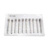 Set de 5 unități: Bit de diamant pentru cuticula, sferă, br&acirc;u roșu 001-050R