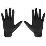 Manusi nitril, unica folosinta, negru, set 100 buc, marimea XL, NEO