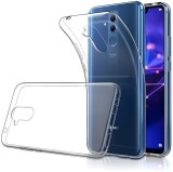 Husa Transparenta Silicon Huawei Mate 20 Lite, GloMax Perfect Fit, Anti-soc, Anti-zgarieturi