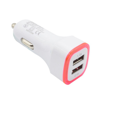 Incarcator USB 2.1A priza auto 12V - 24V Samsung, LG, HTC, Lenovo (ROZ) (c.640) foto