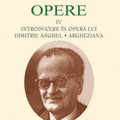 Șerban Cioculescu. Opere (Vol. IV). Introducere în opera lui Dimitrie Anghel. Argheziana - Hardcover - Şerban Filip Cioculescu - Fundația Națională pe