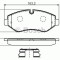 Set placute frana,frana disc IVECO DAILY IV bus (2006 - 2011) BOSCH 0 986 494 582