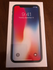 Apple IPhone X Space Gray, 64 Gb, MQAC2ZD/A, SIGILAT foto