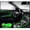 Fir neon auto electroluminiscent El Wire 2m cu lumina Verde Deschis cu droser si mufa bricheta