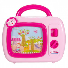 Jucarie interactiva bebe, 23x22x5cm, cu sunete, roz foto