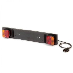 Adaptor stopuri spate/placuta inmatriculare Menabo Placca Luci foto