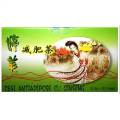 Ceai antiadipos cu Ginseng, 30dz, 2.5g, L&amp;amp;L Plant foto