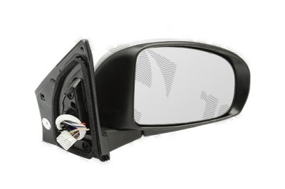 Oglinda exterioara Toyota Iq (Aj1), 10.2008-, partea Dreapta, culoare sticla crom, sticla convexa, cu carcasa grunduita , cu incalzire, ajustare elec foto