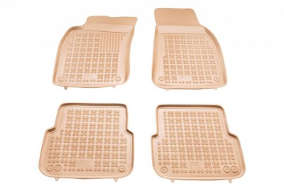 Covorase Presuri Auto Cauciuc Dedicate Bej Audi A6 Allroad Quattro C6 2006 - 2011 | Audi A6 III C6 Pre Facelift 2004 -2008 foto