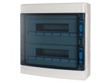 Carcasă IP65 pentru Aparatură Modulară Albă 36 Module ABS