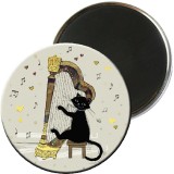 Cumpara ieftin Magnet - Chat Musique Harpe | Kiub