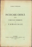 HST 477SP &Icirc;ncercare critică asupra comicului dramatic la Caragiale 1924