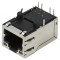 Modular Jack with Integrated Magnetic and LED