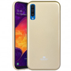 Husa Jelly Samsung Galaxy A50 Goospery Auriu foto