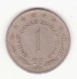 Iugoslavia 1 dinar 1975