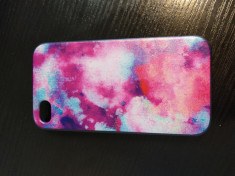 Carcasa protectie spate telefon iPhone 4 4S, husa plastic, multi color foto