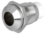 Montură LED 8mm Crom Metal Convex