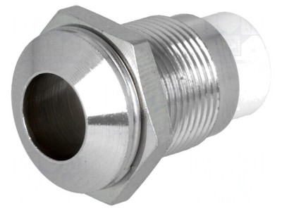 Montură LED 8mm Crom Metal Convex foto