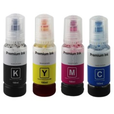 Cerneala compatibila Premium Epson L102, L103, L105, L106 EcoTank, flacon XXL 100 ml - Galben