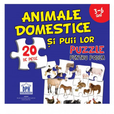 Animale Domestice si Puii Lor ( Puzzle Podea 50/70 + Afis 50/70 ) foto