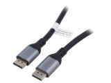 Cablu DisplayPort 1.4 1m Negru Aluminiu