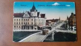 Carte postala, Timisoara Palatul Horgony și Hotelul Regal,1915