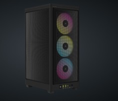 Carcasa Corsair 2000D Airflow RGB Mini-ITX NEGRU