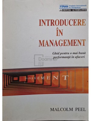 Malcolm Peel - Introducere in management (Editia: 1994) foto