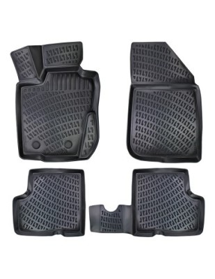 Set covorase auto din cauciuc tip tavita pentru Dacia Duster 4X2 2010-2017 foto