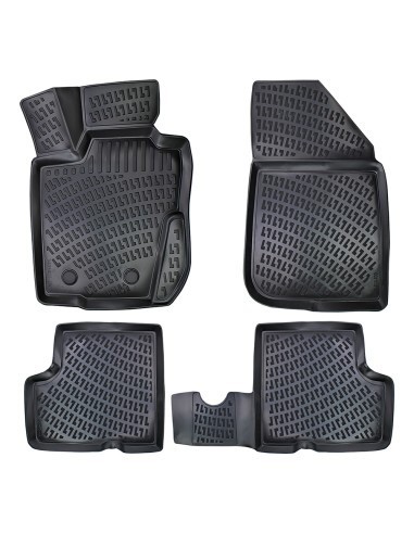 Set covorase auto din cauciuc tip tavita pentru Dacia Duster 4X2 2010-2017
