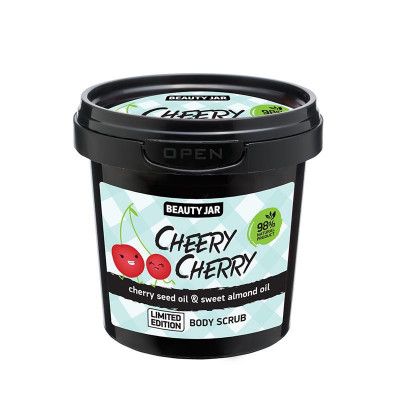 Scrub Corporal cu Ulei de Cirese si Migdale Dulci Cherry Cherry 200 grame Beauty Jar foto