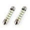 Set 2 becuri auto AMIO , LED, C5W SV8.5-8, 15 SMD 3014, 39mm, 12V, capac sticla, leduri alb sofit Festoon AutoDrive ProParts