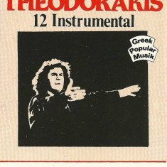 Casetă audio Theodorakis ‎– 12 Instrumental, originală