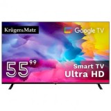 Google smart tv 55 inch 141cm ultrahd 4k kruger&amp;matz, Ultra HD
