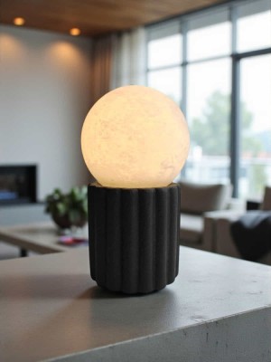 Lampă led cu lumină caldă 21 cm foto