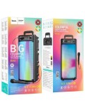 Boxa portabilă HOCO BS52 Boxa portabila cu microfon,Outdoor, BT 5.0, 2200mAh, Telecomanda, 2x10W, RGB ambient