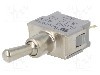 Intrerupator basculant, 2 pozitii, mod comutare ON-ON, SPDT, Nidec Copal Electronics - ATE1D-2M3-10-Z foto