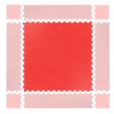 COVOR DE PROTECTIE PUZZLE INSPORTLINE SIMPLE ROSU,