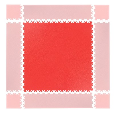 COVOR DE PROTECTIE PUZZLE INSPORTLINE SIMPLE ROSU, foto