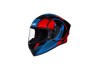 Casca moto integrala SMK STELLAR FARO, culoare gri+albastru+rosu marimea L,