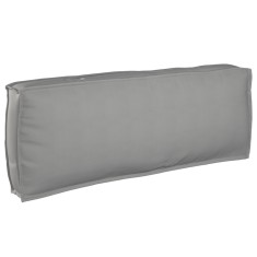 vidaXL Pernă pentru spătar din paleți cu pernă Gri 120 x 40 x 12 cm 42001539