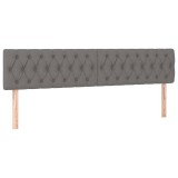 Cumpara ieftin Tablii de pat, gri inchis, 180x7x78/88 cm, textil