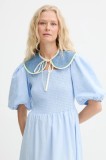 Renewed guler decorativ din denim creative upcycling cu imprimeu, Renewed INTU x Answear