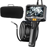 Camera Endoscopica Lentila Dubla cu Lumina, 2MP 1080P HD, Ecran IPS 5 , Sonda 8MM, 2 Milioane Pixeli, IP67