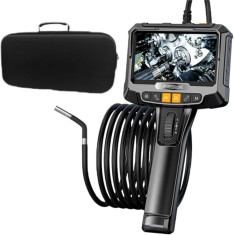 Camera Endoscopica Lentila Dubla cu Lumina, 2MP 1080P HD, Ecran IPS 5 , Sonda 8MM, 2 Milioane Pixeli, IP67