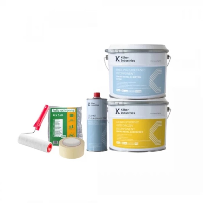Sistem Pardoseala Epoxidica Kober pentru Exterior Suprafete din Metal