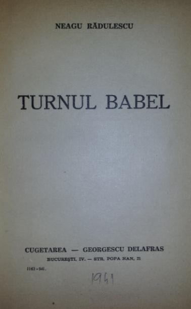 TURNUL BABEL